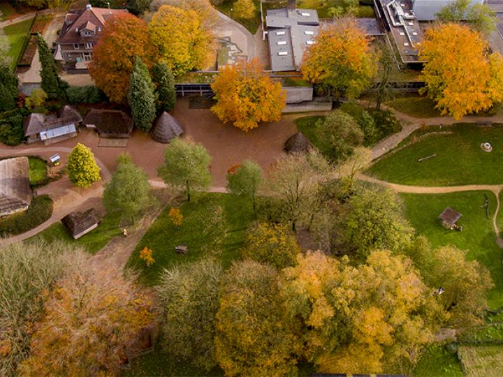 Museumpark vanuit de lucht